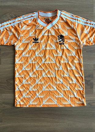 Ретро футболка adidas сборной голландов 1988 (джерси) netherlands 1988 retero