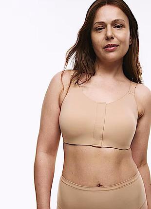 Бюстгальтер marks & spencer body soft recovery post surgery новий | розмір 40/90c | колір бежевий | оригінал ліфчик бра топік топ