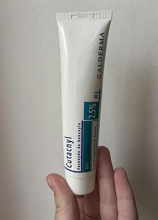 Кутакнил гель 5% cutacnyl gel (бензак) galderma 40 г
