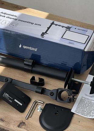 Настільний кронштейн для монітора gembird ma-d1-01 17"-32" новий
