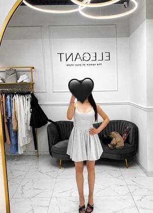Сукня mini white corset ✨
