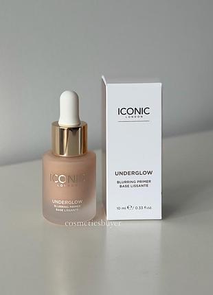 Iconic london underglow blurring primer сяючий праймер сяюча база під макіяж рідкий хайлайтер для обличчя