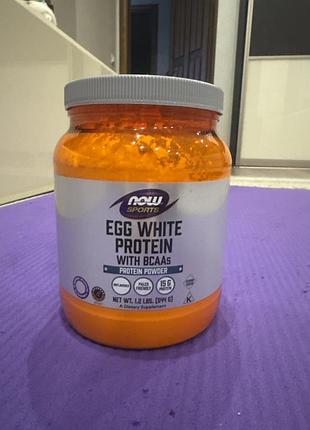 Egg white protein now sports
