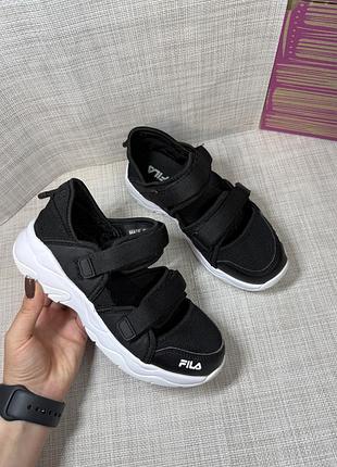 Літні кросівки на липучках сандалі fila ray sandal