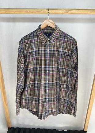 Чоловіча сорочка polo ralph lauren у класичну клітинку