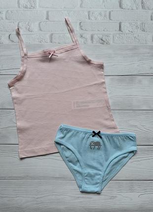 👙185грн👙110см 🛍у наявності🛍1шт дитячий комплект білизни lefties майка та труси