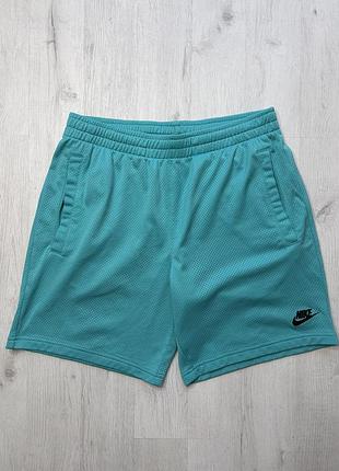 Чоловічі шорти nike nsw mesh short turquoise (hq1984-345) розмір м