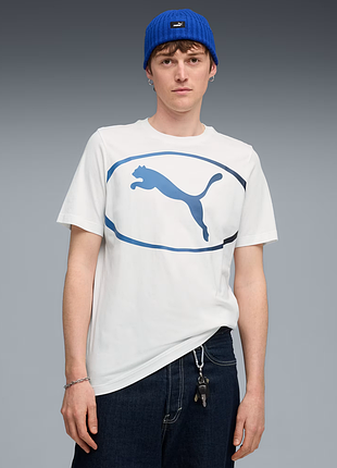 Футболка чоловіча puma sport heritage біла
