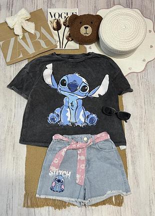 Шорти stitch , футболка