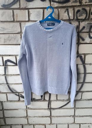 Свитер вязаный винтаж polo ralph lauren