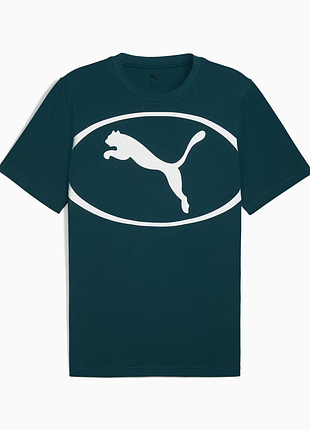Футболка чоловіча puma sport heritage зелена