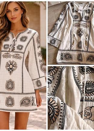 Продам сукню з вишивкою від zara