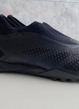 Adidas predator мужские футбольные кроссовки сороконожки черные оригинал 44 размер