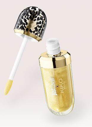 Блиск для губ just cavalli x kiko milano 3d hydra lip gloss rebel edition - 01 citrus flame (000040-01)