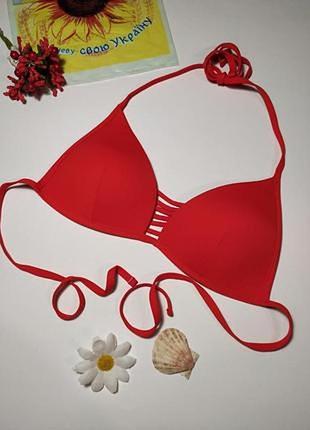 Косой верх купальника на завязках rae, eur 34