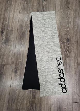 Сірий шарф adidas neo