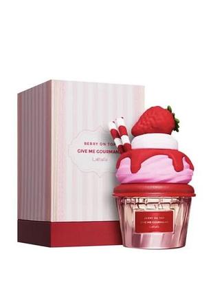 Парфумована вода lattafa give me gourmand berry оригінал 75 мл