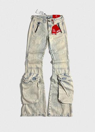 Diesel y2k d-poky bootcut нові джинси розмір xxs