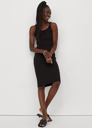 Сукня сарафан в рубчик h&amp;m