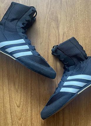 Чоловічі боксерки кросівки для боксу adidas box hog 2