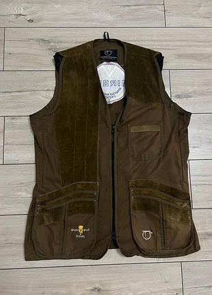 Чоловіча мисливська жилетка безрукавка top gun skeet miroku japan розмір по бірці 2xl полювання