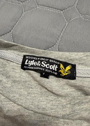 Чоловічий лонгслів кофта lyle & scott 3