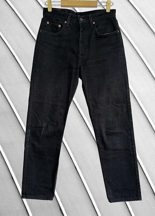Вінтажні чорні джинси levis 615 w31 l30 оригінал левайс 1999 чоловічі прямі щільний денім штани стан ідеал s m 44 46 48v