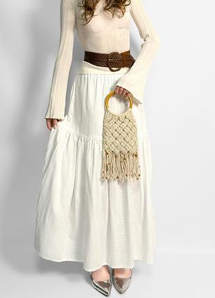 Barbour літня максі спідниця з бавовни