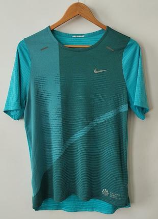 Чоловіча спортивна футболка для бігу nike rise 365 future fast (m)