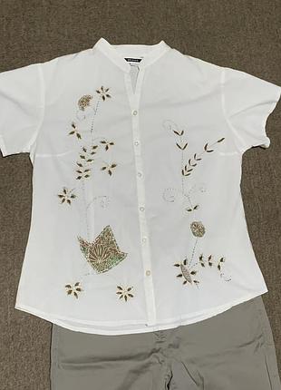 Боузка рубашка mango basic м