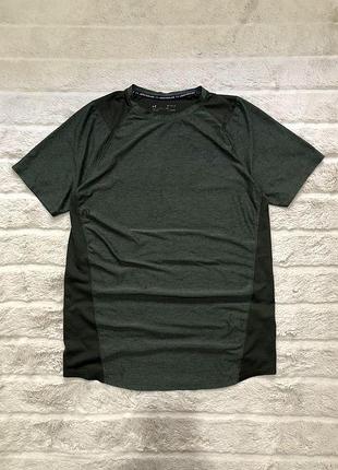 Under armour (m) green sport футболка спортивная мужская зеленая оригинал