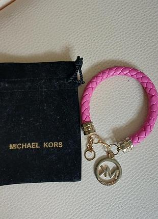 Шкіряний браслет на руку michael kors