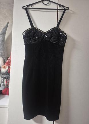 Бархатное вечернее платье dorothy perkins, размер 49 (м, l)