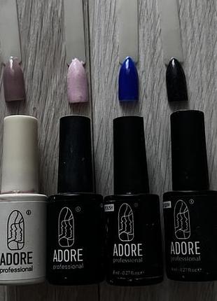 Гель-лаки adore professional – 4 шт.