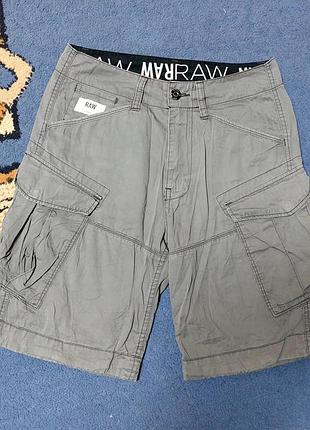 Котоновые шорты карго g star raw р 27( xs-s)