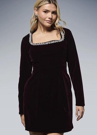 Бархатное платье dorothy perkins