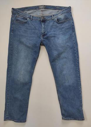 Чоловічі прямі джинси батал xl/xxl пояс 60-62см