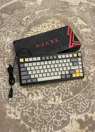 Механічна клавіатура ajazz af82 rgb hot swap usb-c