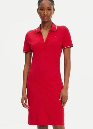 Оригінальна спортивна сукня-поло tommy hilfiger (розмір l).