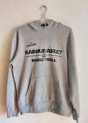 Спортивне худі spalding karhubasket баскетбольна кофта з капюшоном