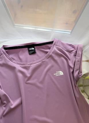 Лавандова бузкова спортивна футболка the north face tnf