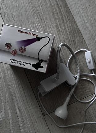 Uv led лампа-прищіпка для манікюру