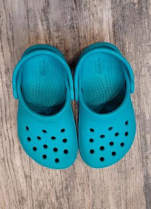 Оригінальні дитячі крокси crocs classic clog, розмір c7 (23-24)