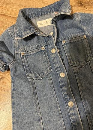 Джинсове плаття zara 3