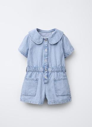 Джинсовий комбінезон zara 104см