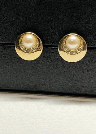 Винтажные серьги, клипсы, вінтажні сережки, кліпси. винтаж.