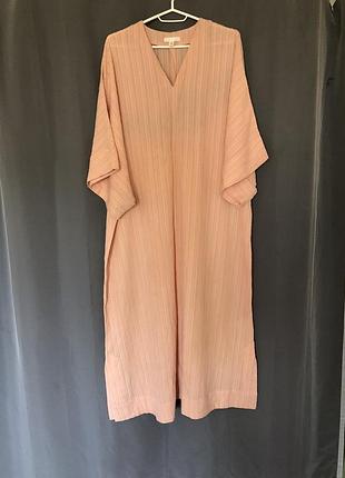 Платье прямого кроя размера l, xl, бренда h&amp;m, ткань жата