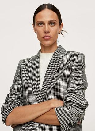 Стильний подовжений блейзер (піджак) river island у дрібну клітинку