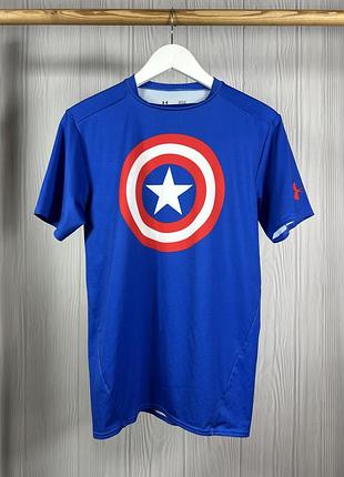 Under armour captain america marvel compression футболка компресійна