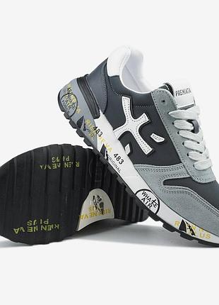 Premiata mick blue grey